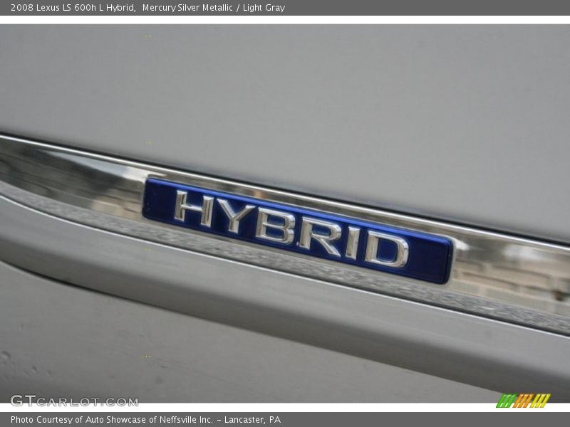 Mercury Silver Metallic / Light Gray 2008 Lexus LS 600h L Hybrid