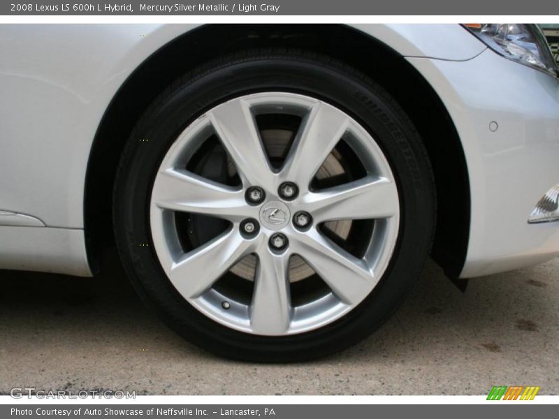 Mercury Silver Metallic / Light Gray 2008 Lexus LS 600h L Hybrid