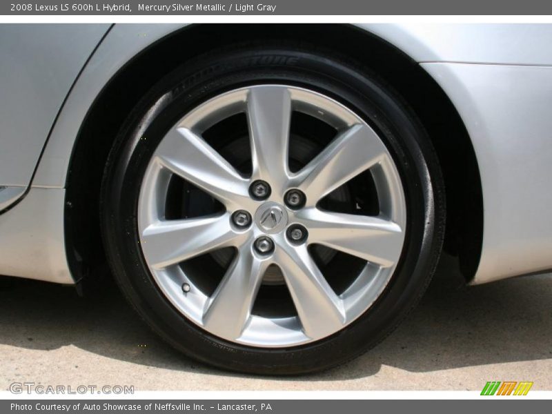 Mercury Silver Metallic / Light Gray 2008 Lexus LS 600h L Hybrid