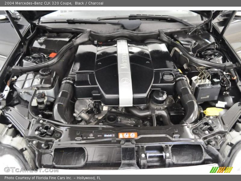 Black / Charcoal 2004 Mercedes-Benz CLK 320 Coupe