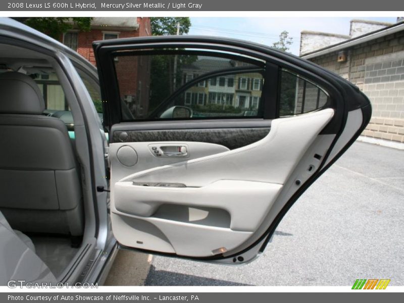 Mercury Silver Metallic / Light Gray 2008 Lexus LS 600h L Hybrid