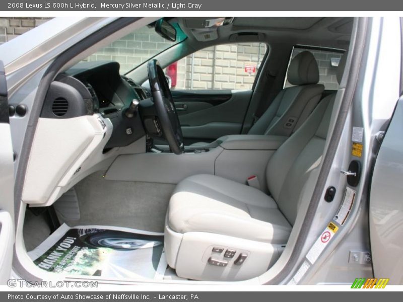 Mercury Silver Metallic / Light Gray 2008 Lexus LS 600h L Hybrid