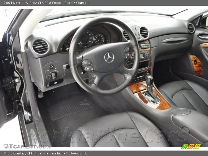 Black / Charcoal 2004 Mercedes-Benz CLK 320 Coupe
