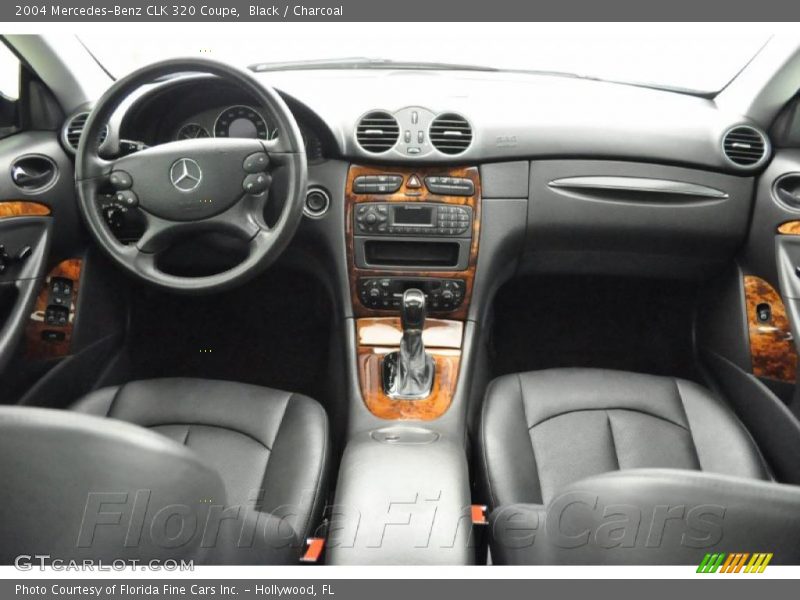 Black / Charcoal 2004 Mercedes-Benz CLK 320 Coupe