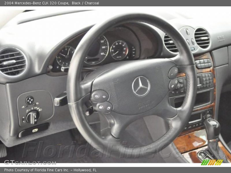 Black / Charcoal 2004 Mercedes-Benz CLK 320 Coupe