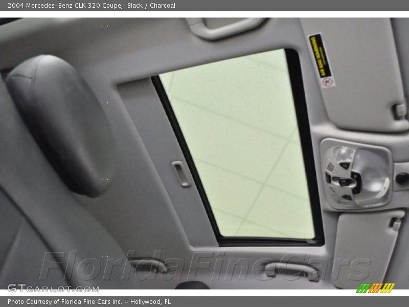 Black / Charcoal 2004 Mercedes-Benz CLK 320 Coupe