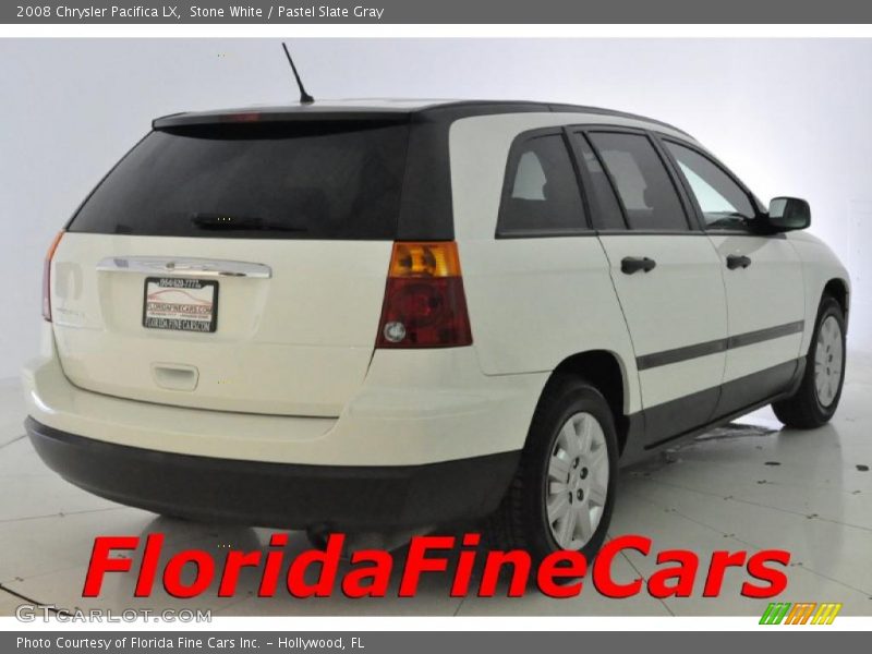 Stone White / Pastel Slate Gray 2008 Chrysler Pacifica LX