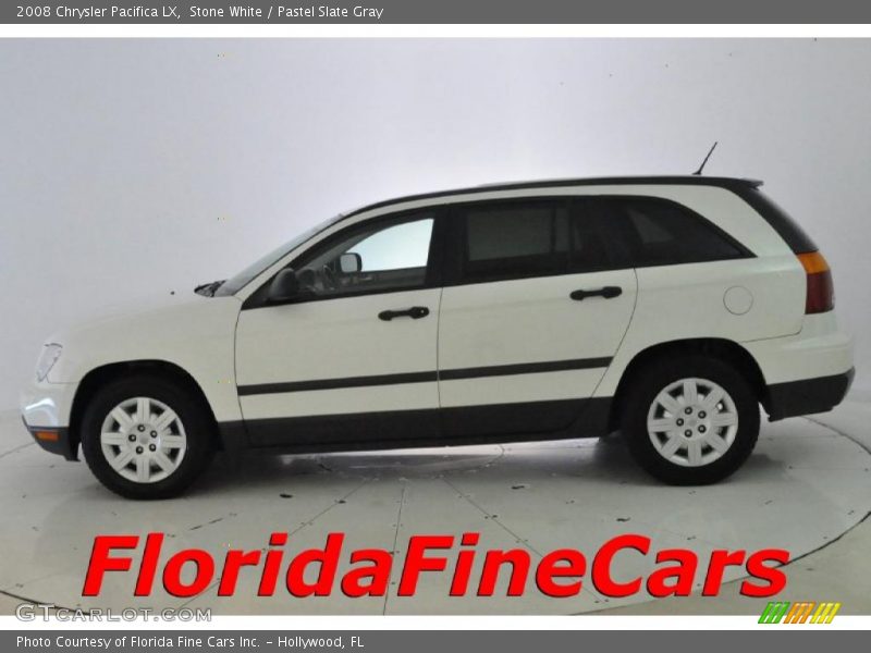 Stone White / Pastel Slate Gray 2008 Chrysler Pacifica LX