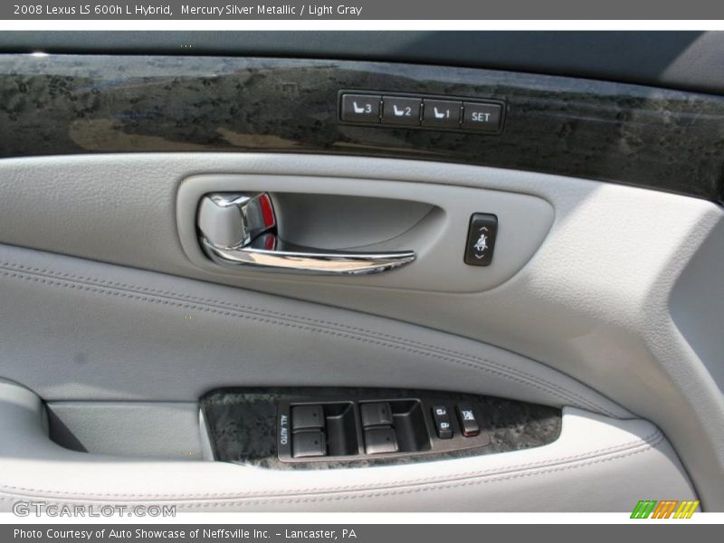 Mercury Silver Metallic / Light Gray 2008 Lexus LS 600h L Hybrid