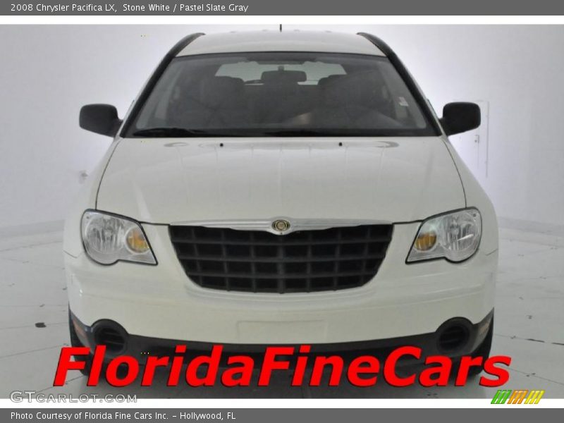 Stone White / Pastel Slate Gray 2008 Chrysler Pacifica LX
