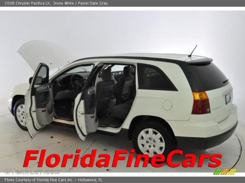 Stone White / Pastel Slate Gray 2008 Chrysler Pacifica LX