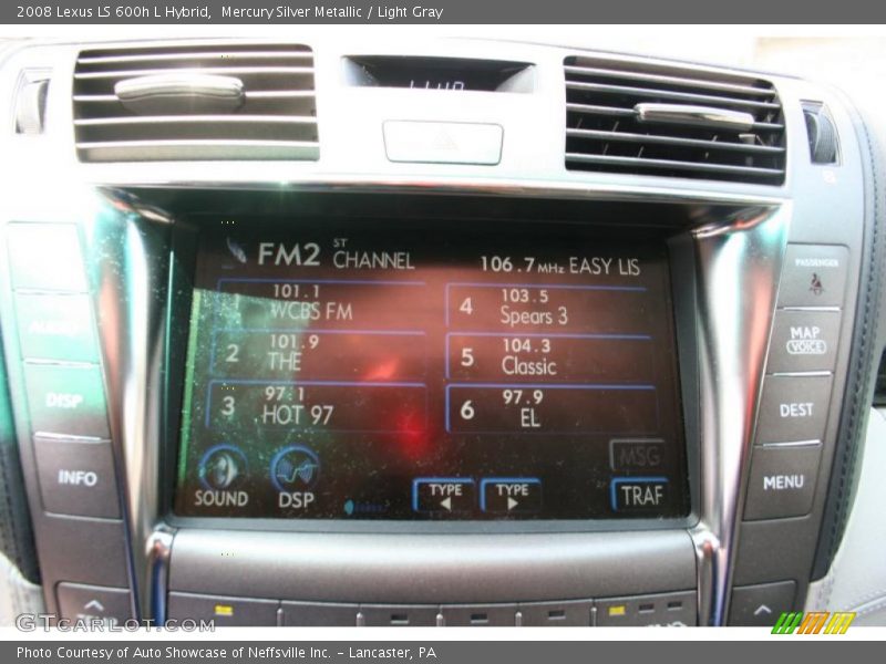 Mercury Silver Metallic / Light Gray 2008 Lexus LS 600h L Hybrid