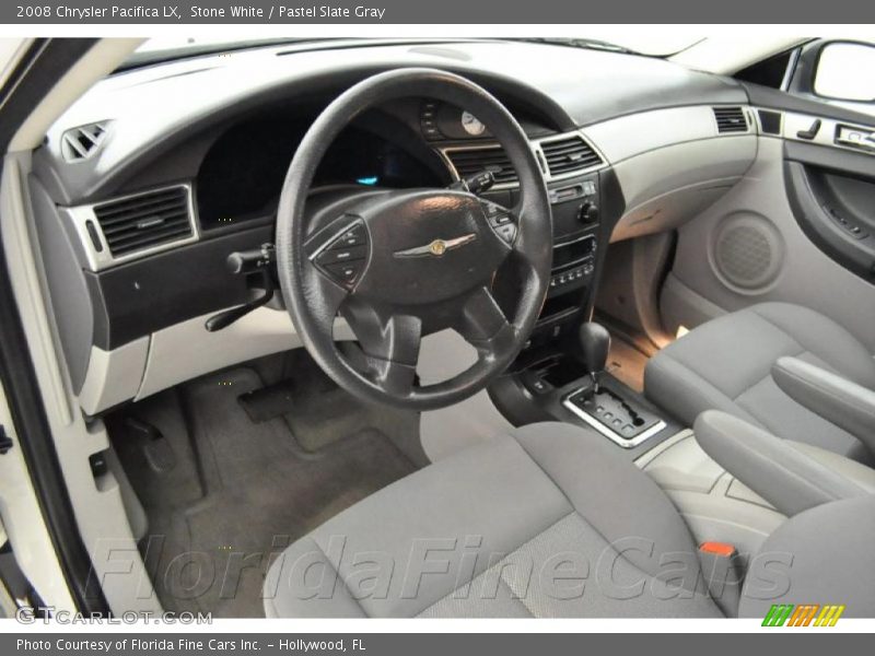 Stone White / Pastel Slate Gray 2008 Chrysler Pacifica LX