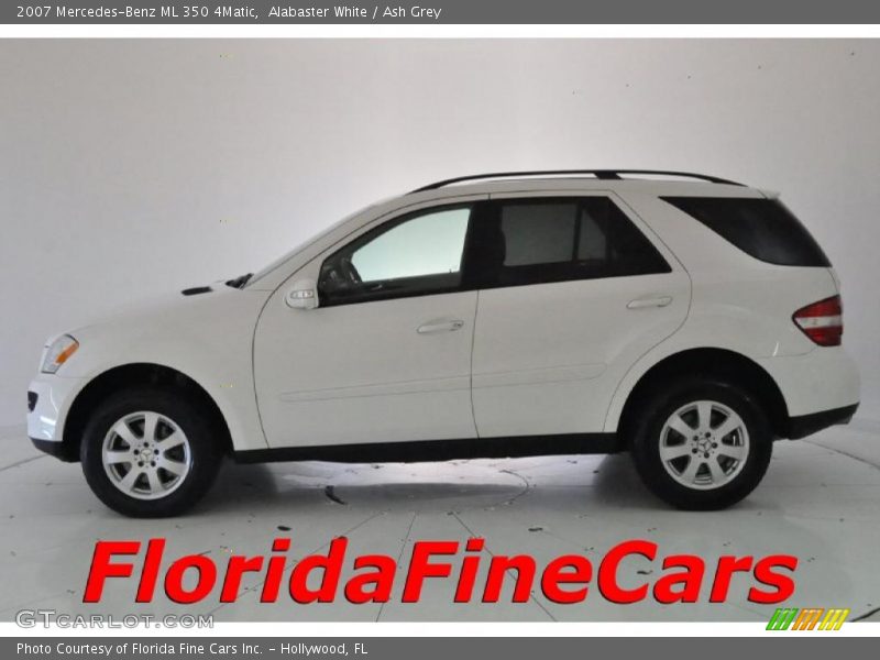 Alabaster White / Ash Grey 2007 Mercedes-Benz ML 350 4Matic