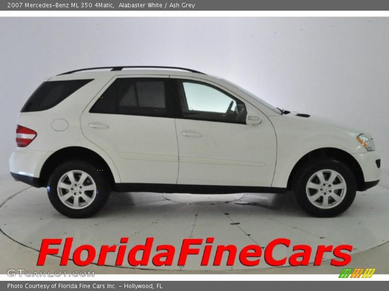 Alabaster White / Ash Grey 2007 Mercedes-Benz ML 350 4Matic