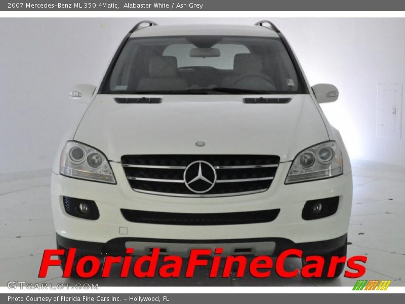 Alabaster White / Ash Grey 2007 Mercedes-Benz ML 350 4Matic