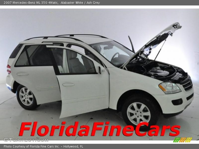 Alabaster White / Ash Grey 2007 Mercedes-Benz ML 350 4Matic
