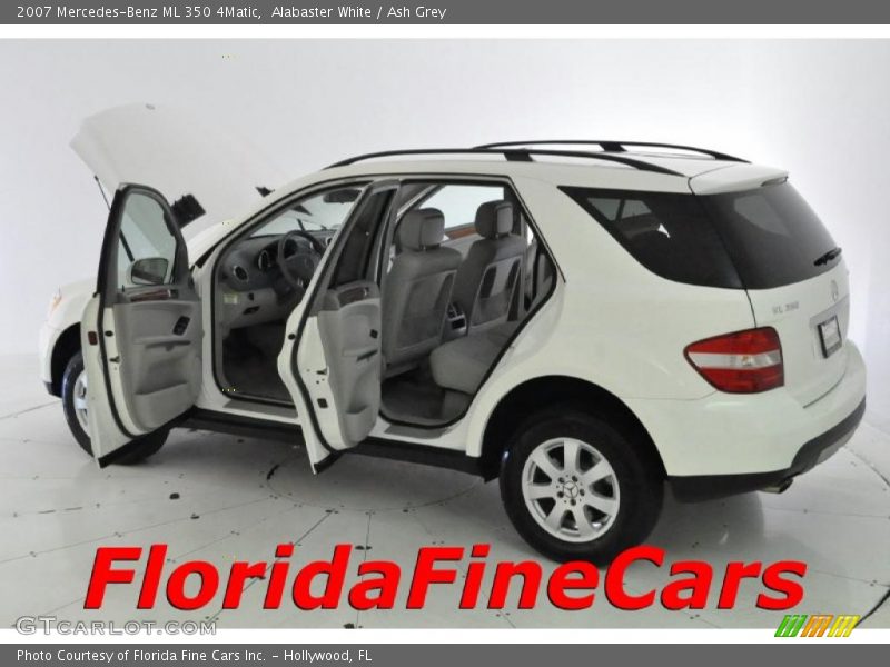Alabaster White / Ash Grey 2007 Mercedes-Benz ML 350 4Matic
