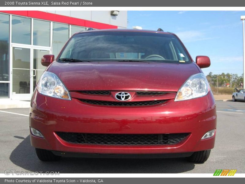 Salsa Red Pearl / Stone 2008 Toyota Sienna XLE