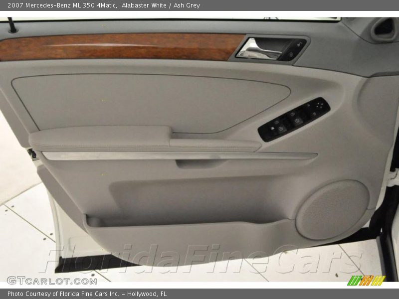 Alabaster White / Ash Grey 2007 Mercedes-Benz ML 350 4Matic
