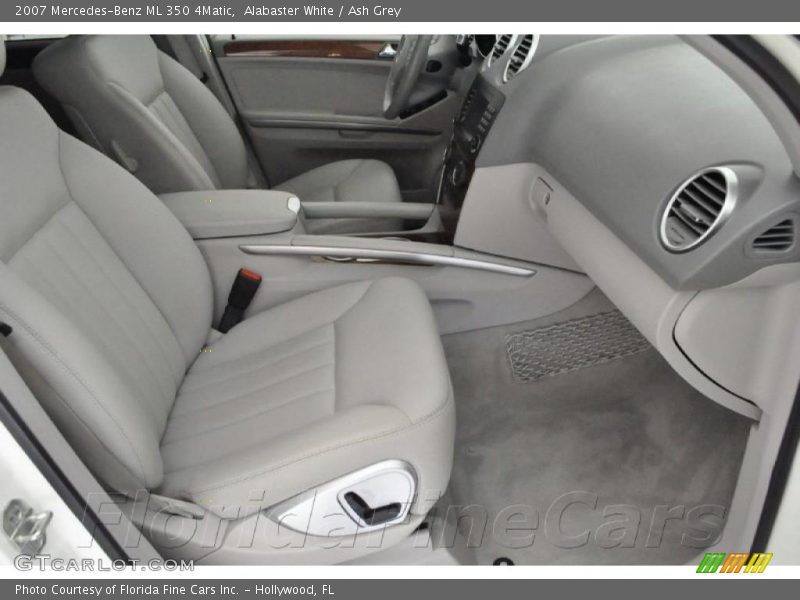 Alabaster White / Ash Grey 2007 Mercedes-Benz ML 350 4Matic