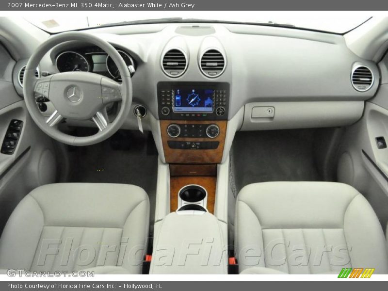 Alabaster White / Ash Grey 2007 Mercedes-Benz ML 350 4Matic