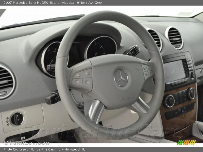 Alabaster White / Ash Grey 2007 Mercedes-Benz ML 350 4Matic