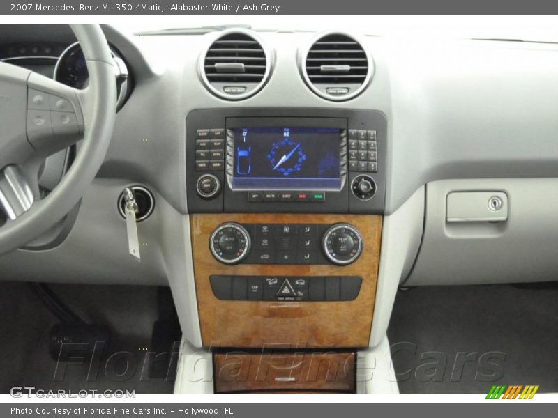 Alabaster White / Ash Grey 2007 Mercedes-Benz ML 350 4Matic
