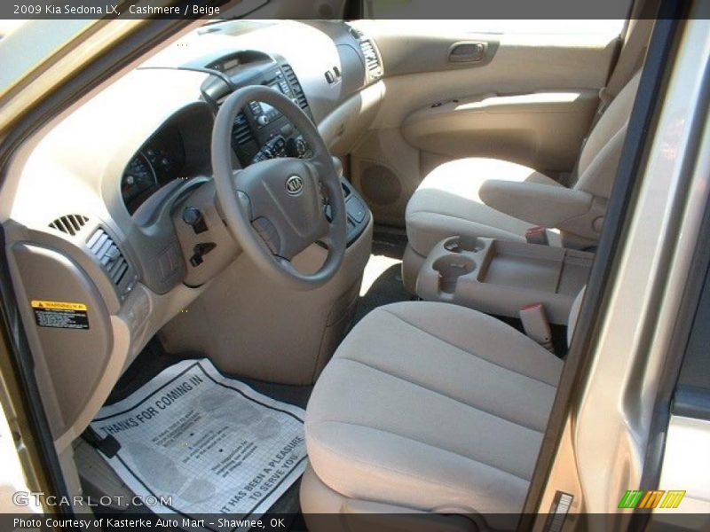 Cashmere / Beige 2009 Kia Sedona LX