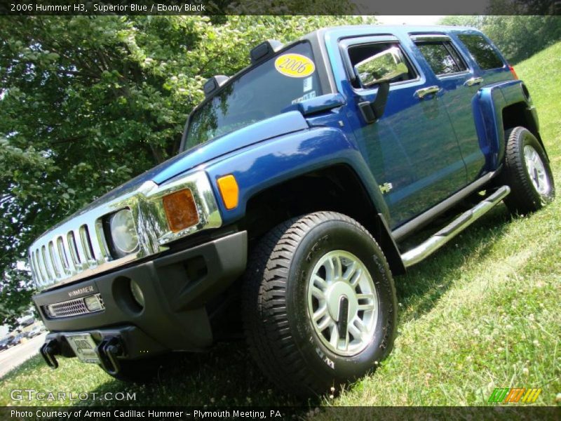 Superior Blue / Ebony Black 2006 Hummer H3