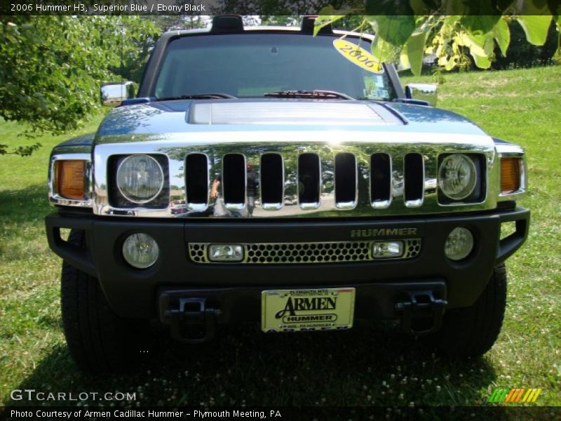 Superior Blue / Ebony Black 2006 Hummer H3