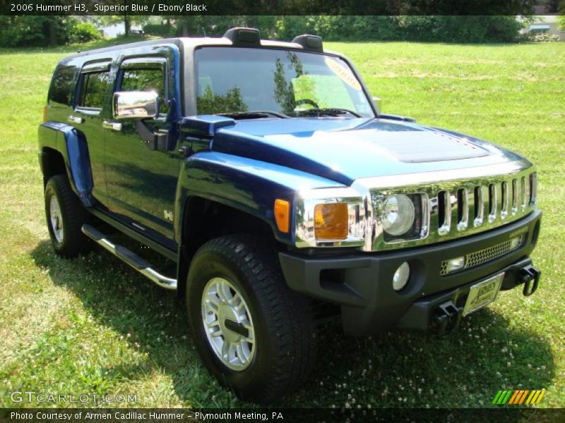 Superior Blue / Ebony Black 2006 Hummer H3