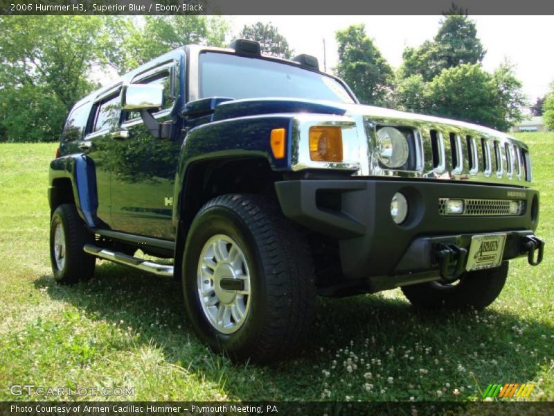 Superior Blue / Ebony Black 2006 Hummer H3