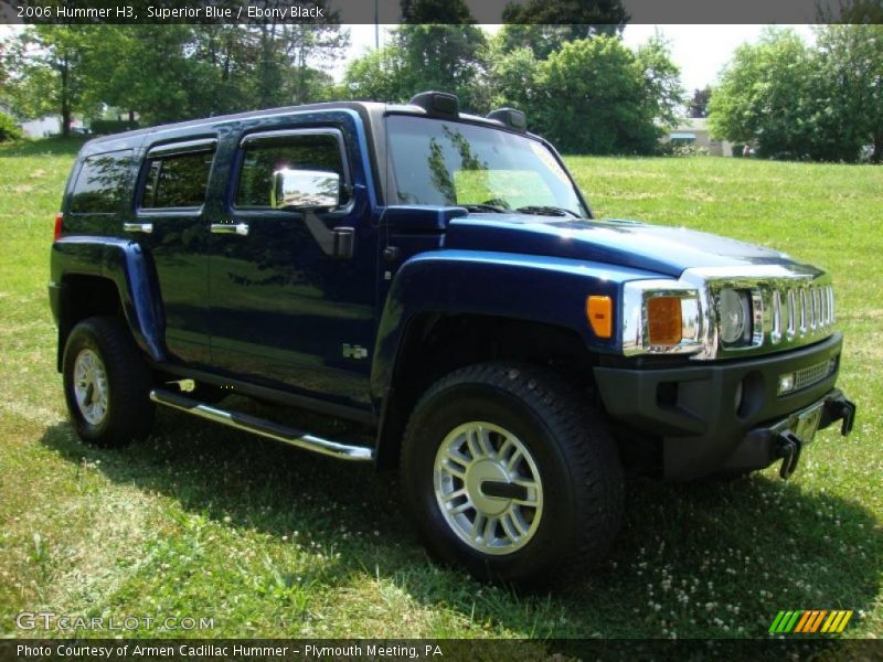 Superior Blue / Ebony Black 2006 Hummer H3