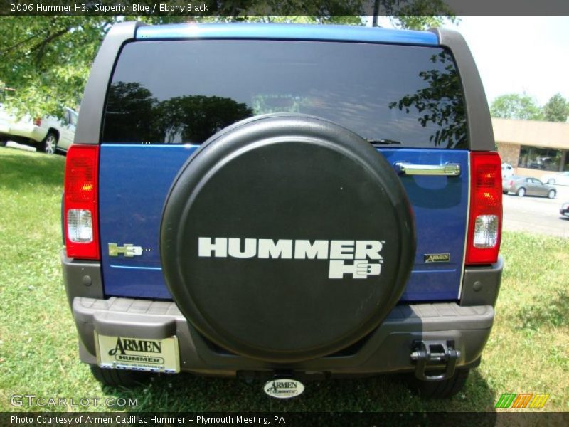 Superior Blue / Ebony Black 2006 Hummer H3