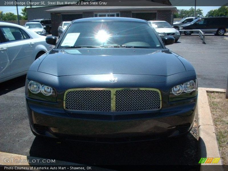 Steel Blue Metallic / Dark Slate Gray 2008 Dodge Charger SE