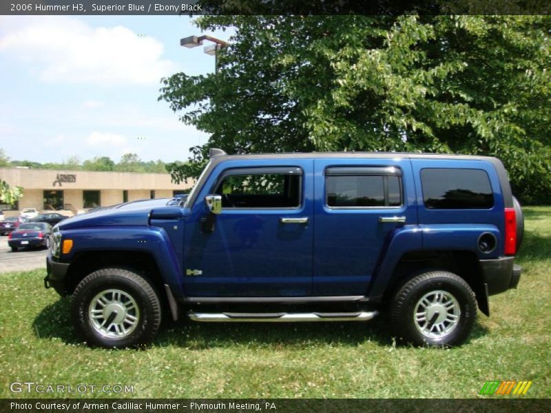 Superior Blue / Ebony Black 2006 Hummer H3