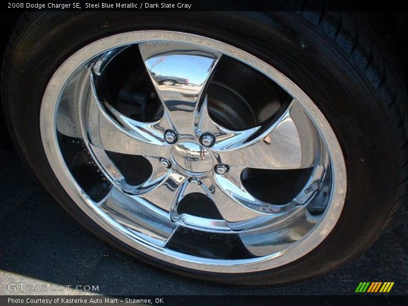 Steel Blue Metallic / Dark Slate Gray 2008 Dodge Charger SE