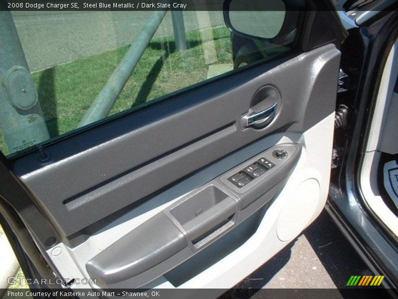 Steel Blue Metallic / Dark Slate Gray 2008 Dodge Charger SE