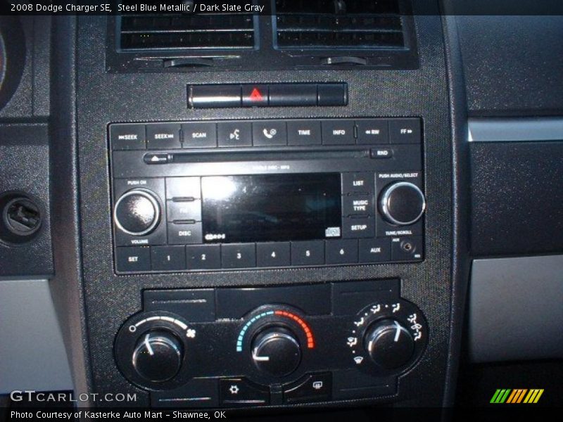 Steel Blue Metallic / Dark Slate Gray 2008 Dodge Charger SE
