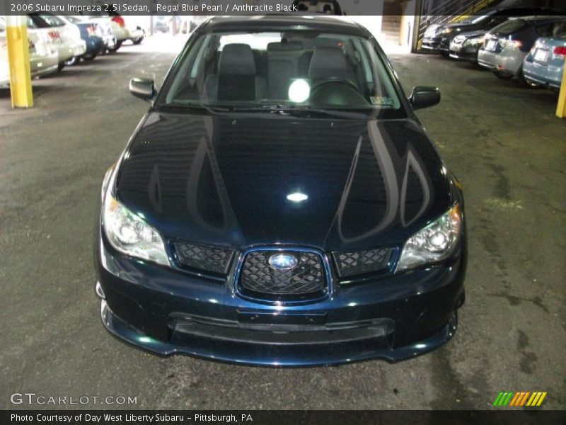 Regal Blue Pearl / Anthracite Black 2006 Subaru Impreza 2.5i Sedan