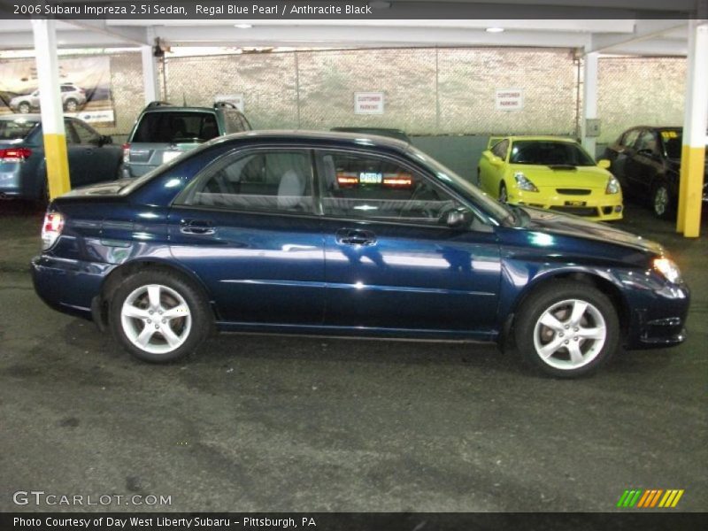 Regal Blue Pearl / Anthracite Black 2006 Subaru Impreza 2.5i Sedan