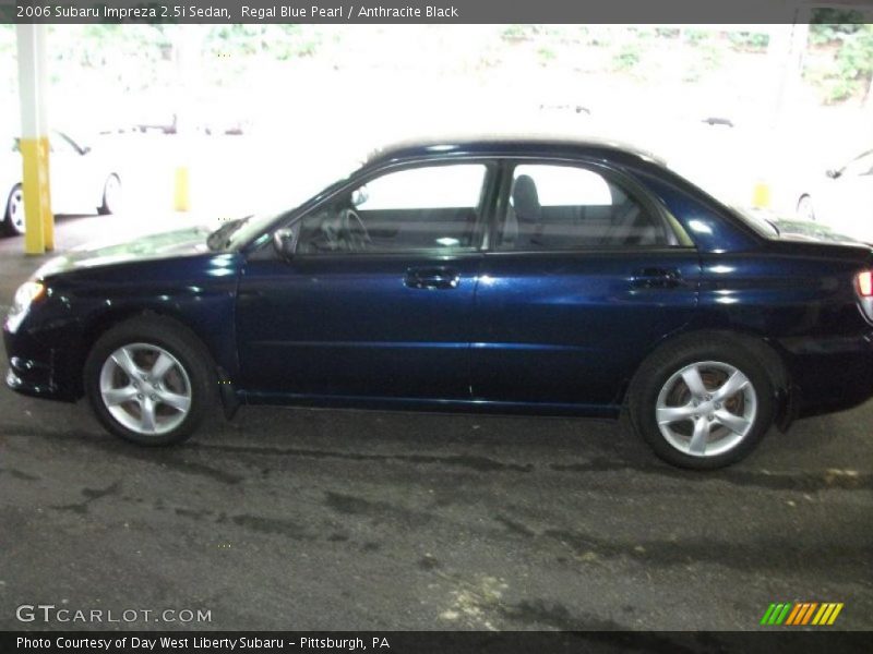 Regal Blue Pearl / Anthracite Black 2006 Subaru Impreza 2.5i Sedan