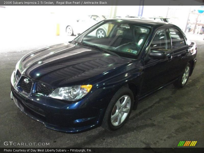 Regal Blue Pearl / Anthracite Black 2006 Subaru Impreza 2.5i Sedan