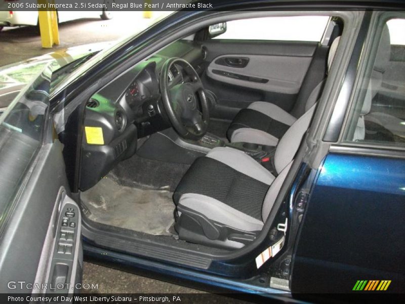 Regal Blue Pearl / Anthracite Black 2006 Subaru Impreza 2.5i Sedan