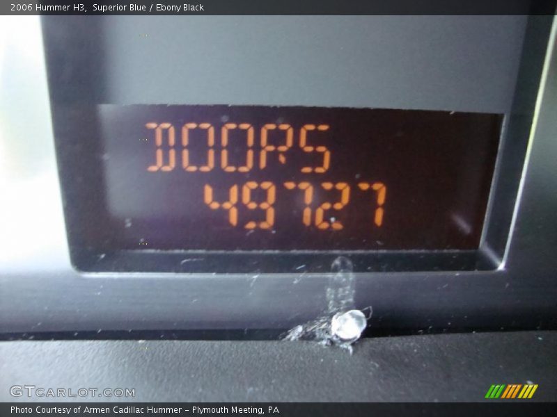 Superior Blue / Ebony Black 2006 Hummer H3