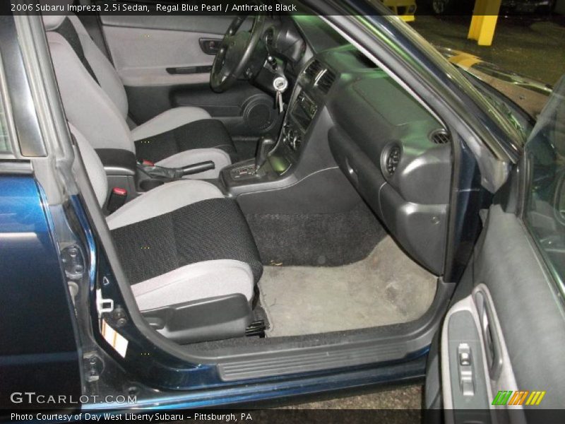 Regal Blue Pearl / Anthracite Black 2006 Subaru Impreza 2.5i Sedan