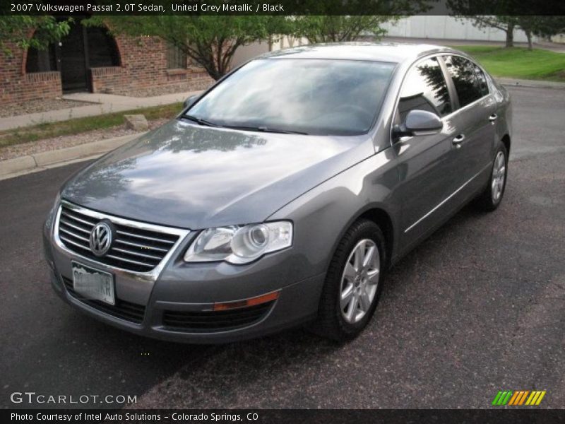 United Grey Metallic / Black 2007 Volkswagen Passat 2.0T Sedan