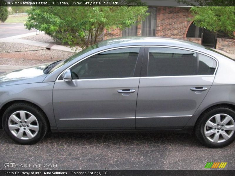 United Grey Metallic / Black 2007 Volkswagen Passat 2.0T Sedan