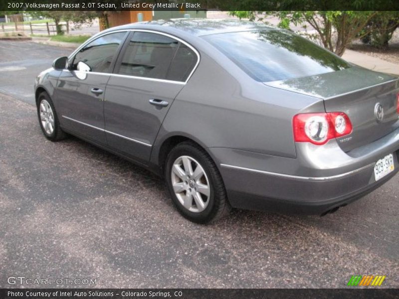 United Grey Metallic / Black 2007 Volkswagen Passat 2.0T Sedan